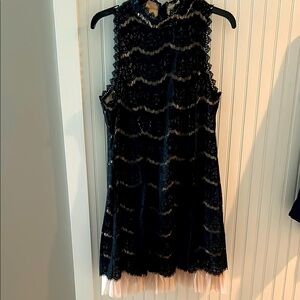 Elegant Black Lace Dress- juniors size large